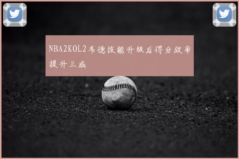 NBA2KOL2韦德技能升级后得分效率提升三成