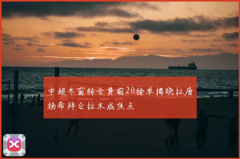 中超冬窗转会费前20榜单揭晓拉唐杨希拜合拉木成焦点